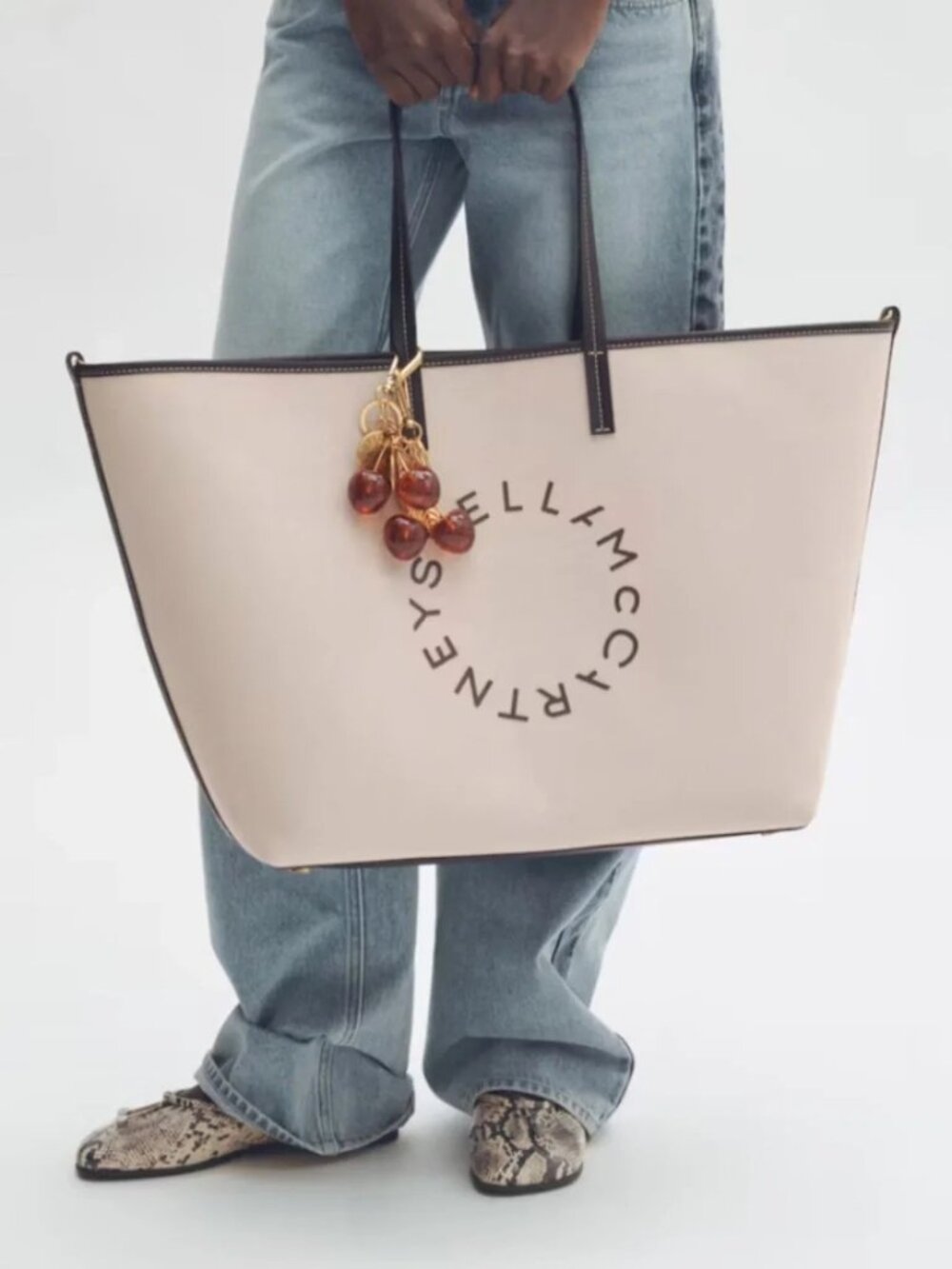 STELLA MCCARTNEY x H&M Large Canvas Tote Bag - Sold Out Online - NWT - Picture 1 of 16